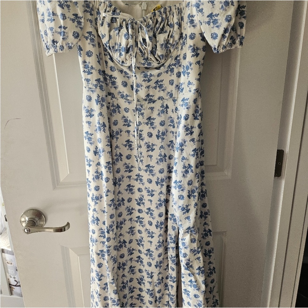 House of CB Tallulah blue/white dress - Picture 5 of 6